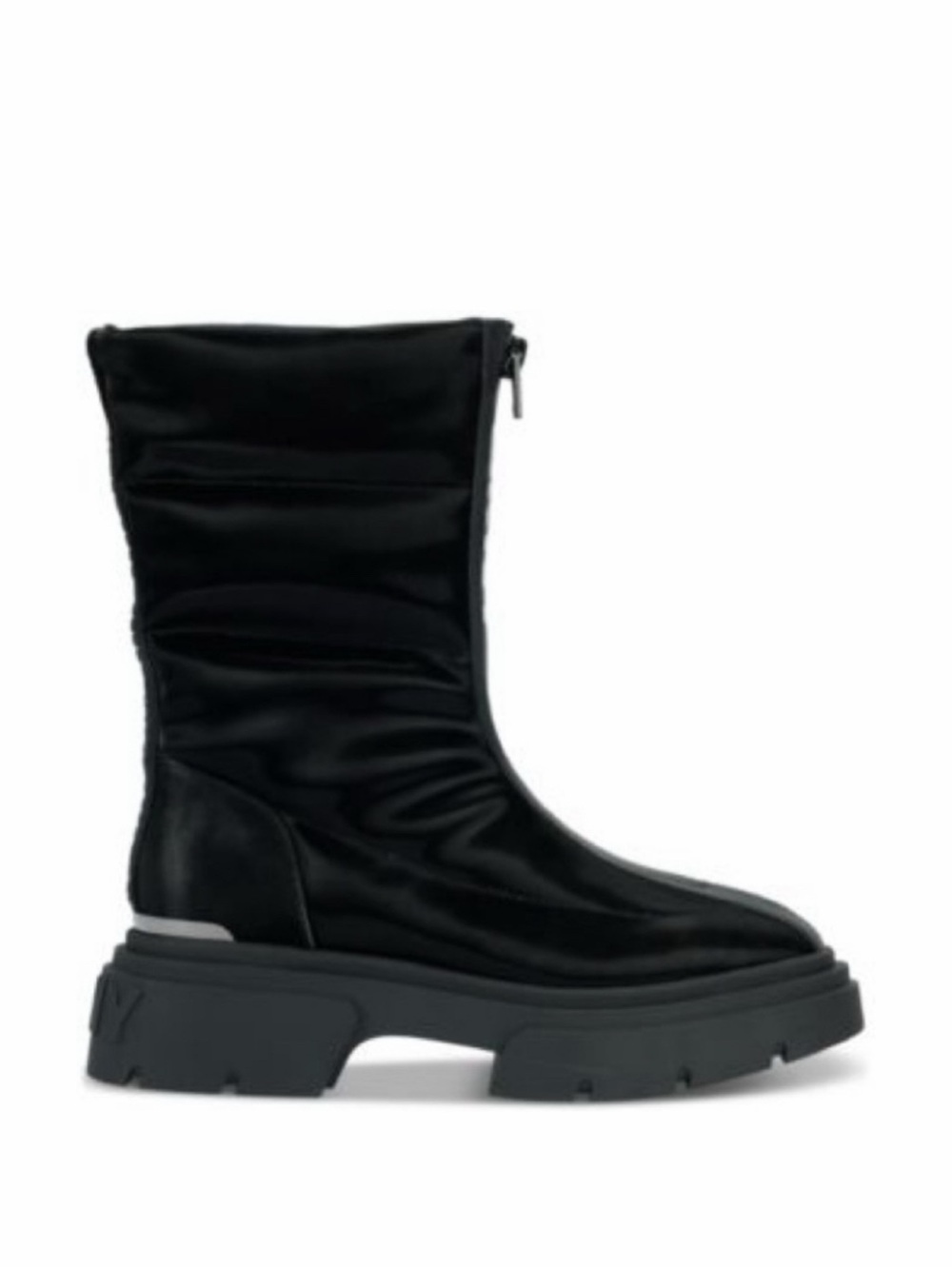NEW $286 DKNY Women's Fiza Zipper Boots Black  sz -8.5